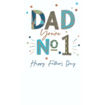 Picture of DAD YOURE NO 1 FATHERS DAY CARD